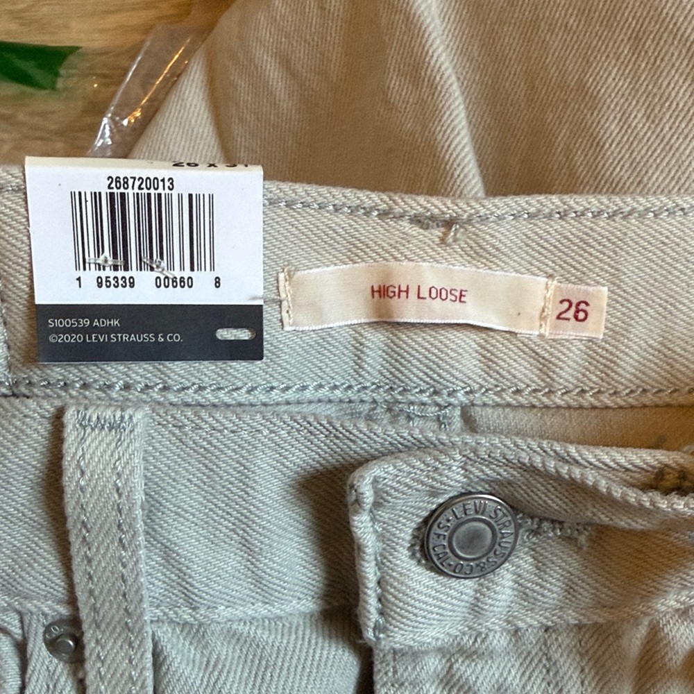 Levi’s High Loose - Grey size 26